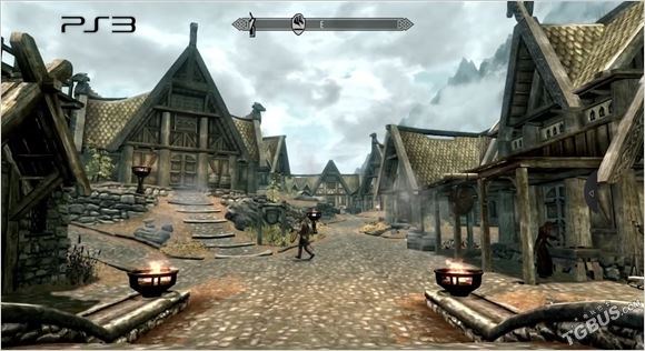 《上古卷轴5:天际 特别版》画质对比:PS3与PS