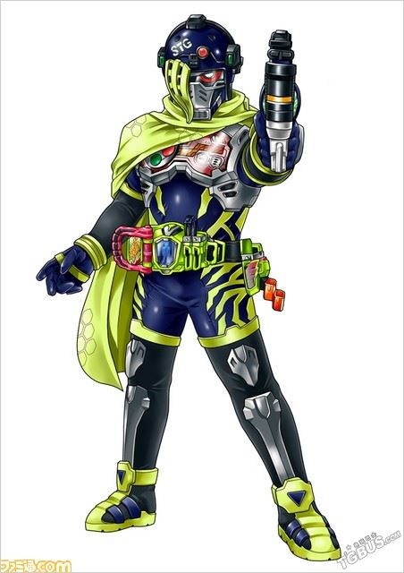 的假面骑士,分别是12月登场的dark ghost以及2017年1月登场的snipe