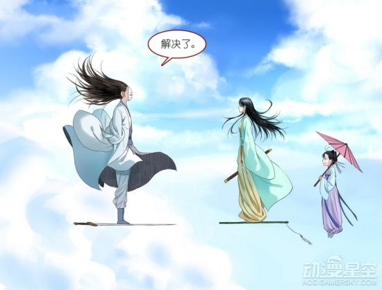 --> 被妖毒侵蚀的寒玉剑等人幸得东方秦兰帮助,她的灭妖神火有着祛除体内毒物的作用。另一边,不远处的东方淮竹驭笛停留在半空,似乎在等待着某人的出现看样子她已经对面具剑仙彻底倾心了。 面具剑仙稍后赶到,并向秦兰汇报了除妖的情况。正欲离开时,突然出现的强敌放大招阻拦了众人的去路她竟然是萝莉时期的南国公主欢都落兰?!随着公主的到来,南国之王欢都擎天也重磅登场,在南国这个充满剧毒的地盘上,他们似乎有着很强的优势将入侵者们铲除殆尽 《狐妖小红娘》漫画第169话图透: