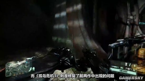 --> 《孤岛危机》背后的秘密: 初代的《孤岛危机》于2007年11月16日发售,而它的画面却好看得根本不像那个时代的产物,不仅拥有自带物理效果且纹理清晰的各种植被,还有澄澈且动态十足水面,但同样,这样一款拥有划时代画面的游戏对于电脑性能的要求也是划时代的,那个时候不仅仅是一般的玩家很难跑起来这款游戏,即使拥有顶级的配置也只能堪堪支撑起这款游戏的帧数。而且初代《孤岛危机》只在PC上发售,因此这样高的门槛设定更是让玩家们望而却步。但游戏本身的设定确实独特而新颖,通过自己喜欢的方式激战外星人的玩法成为了