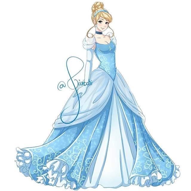 都是大眼妹 外网友画日系风迪士尼公主受好评_扑家汉化平台_扑家汉化组_扑家吧