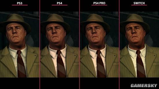 R星《黑色洛城》重制版VS原版 人脸效果依旧