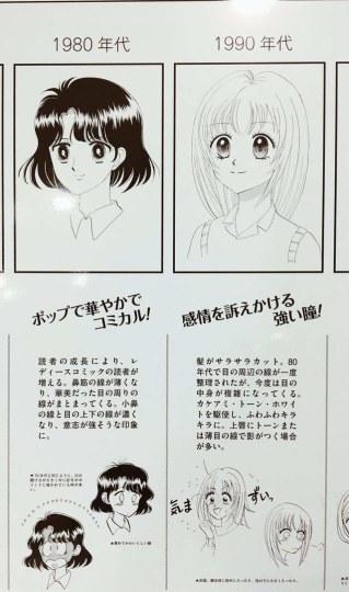 时代的变迁!日本大学公开少女漫画风变化资料