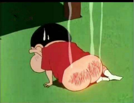 这款游戏邪恶了 竟让小新屁股吹气球_扑家汉化